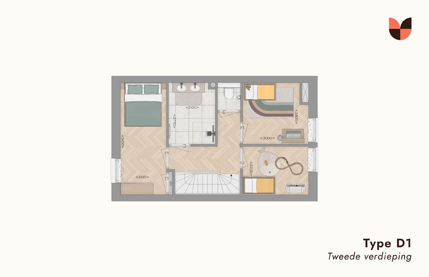 Foto 14 van Herenhuis Type D1 (Bouwnr. 85)