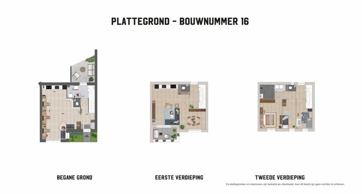 Foto 2 van royale tussenwoning (Bouwnr. 16)