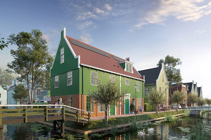 Foto van type B Groene Tuit 2-onder-1-kapwoning