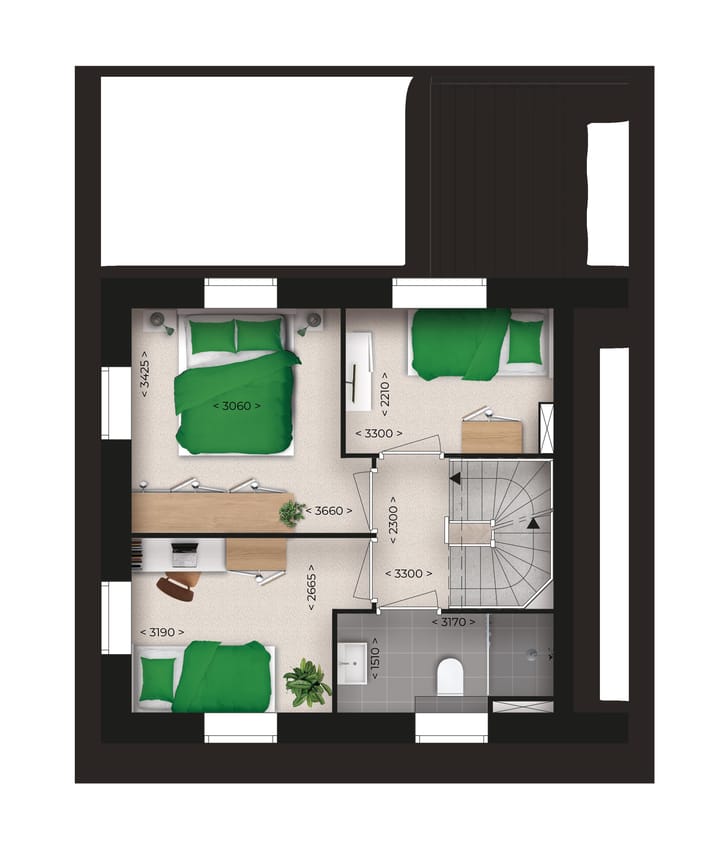 Foto 3 van type B Groene Tuit (Bouwnr. 44)