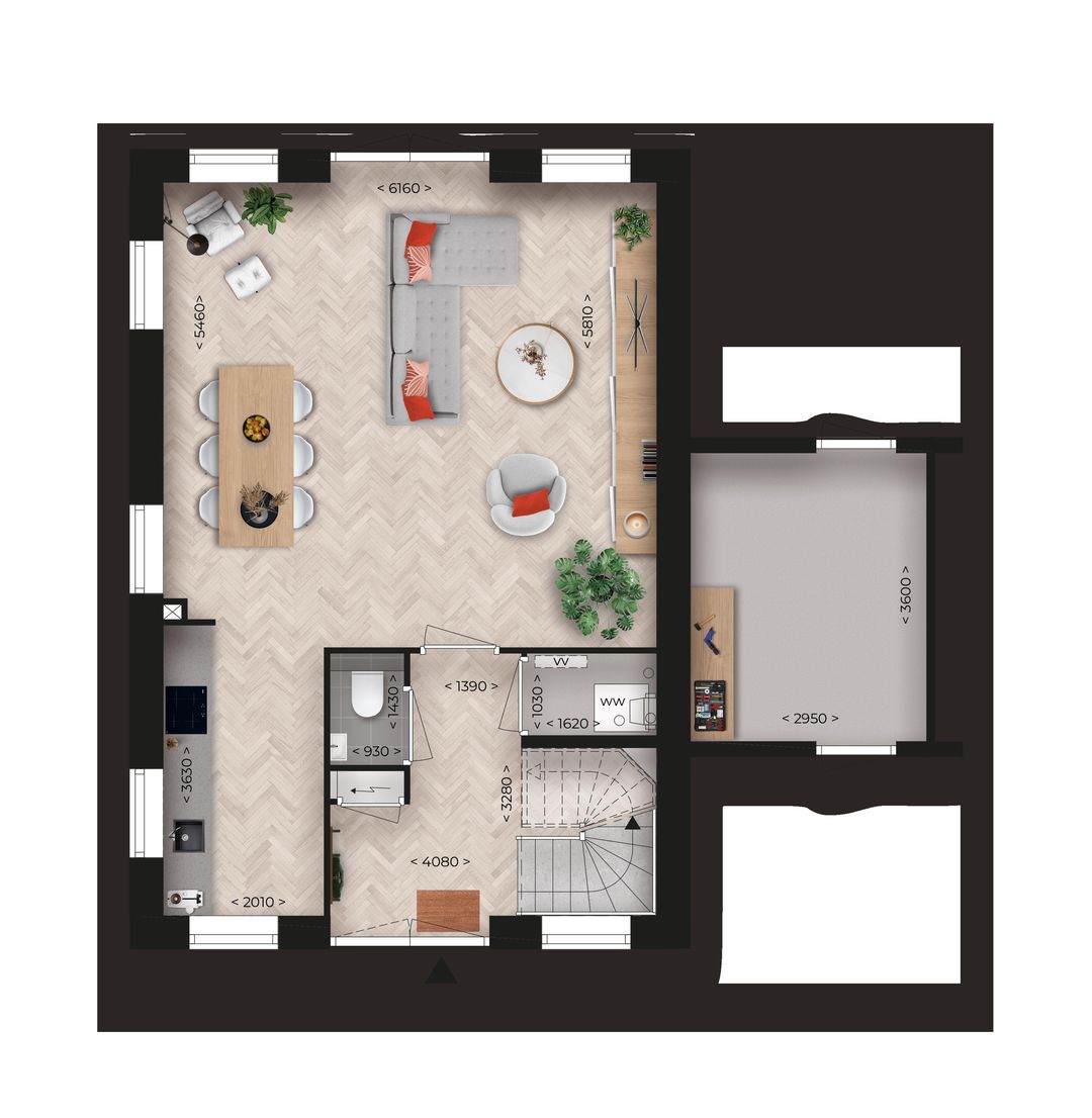 Foto 2 van type C Smederij (Bouwnr. 34)