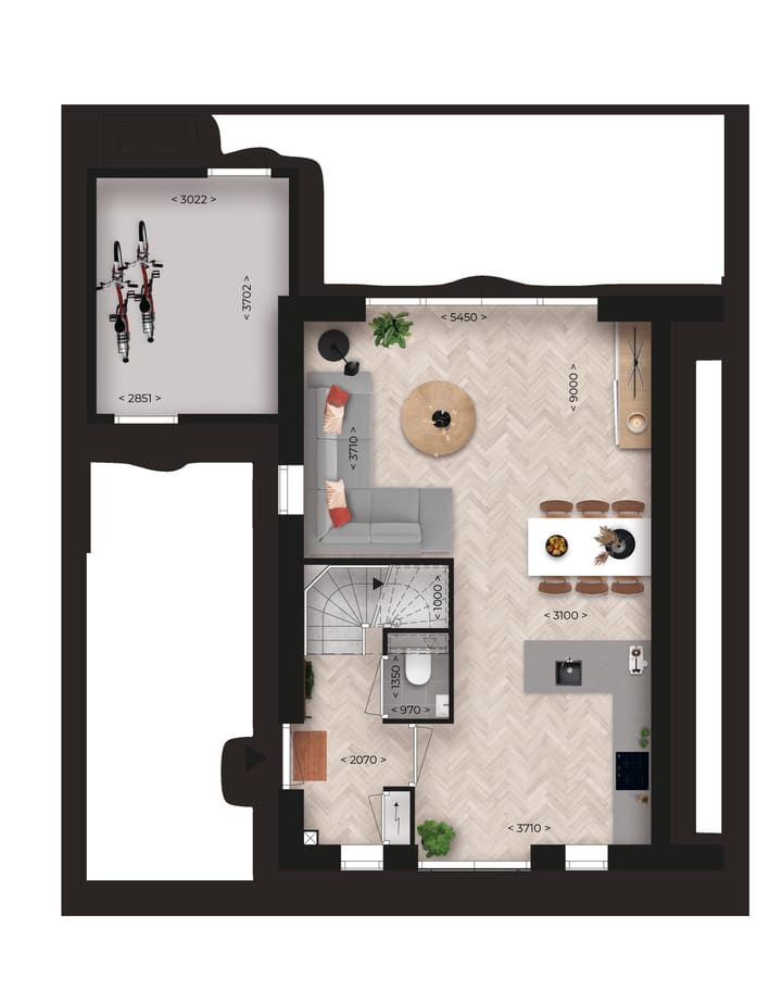 Photo 2 of type D Zaanse Krul (Bouwnr. 41)