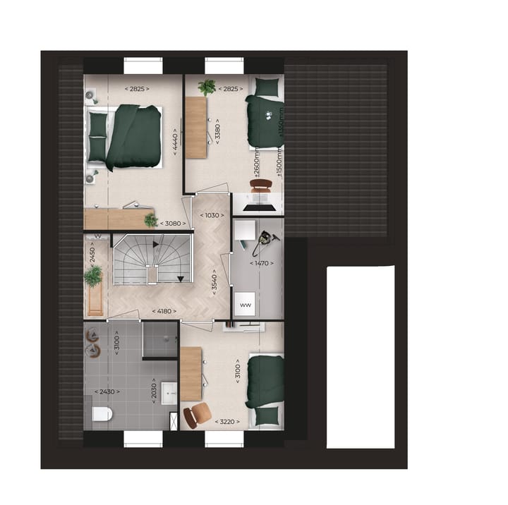 Foto 3 van type F Nieuwe Vaart (Bouwnr. 24)