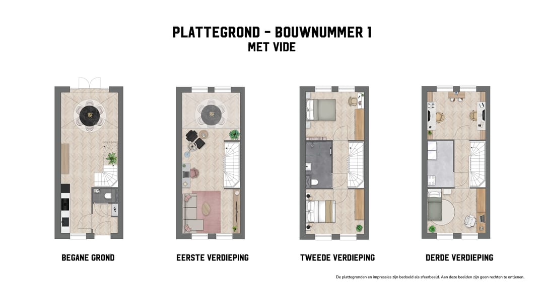 Foto 7 van Vierlaags herenhuis (Bouwnr. 1)