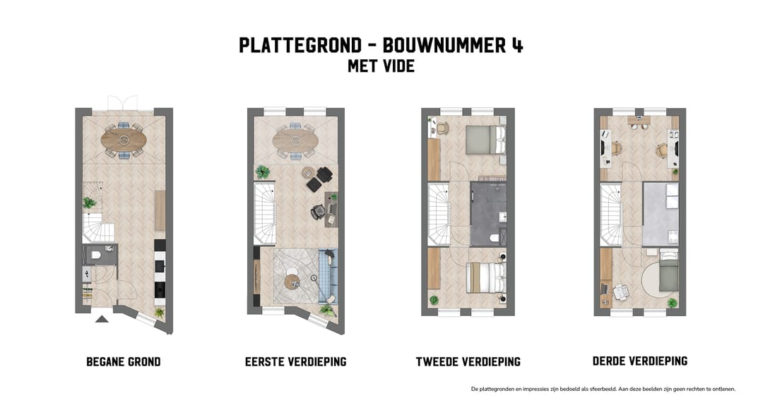 Foto 7 van Vierlaags herenhuis (Bouwnr. 4)