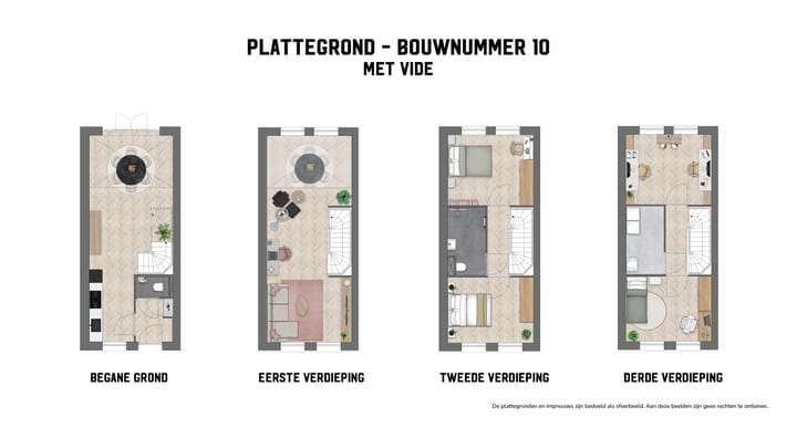 Foto 7 van Vierlaags herenhuis (Bouwnr. 10)