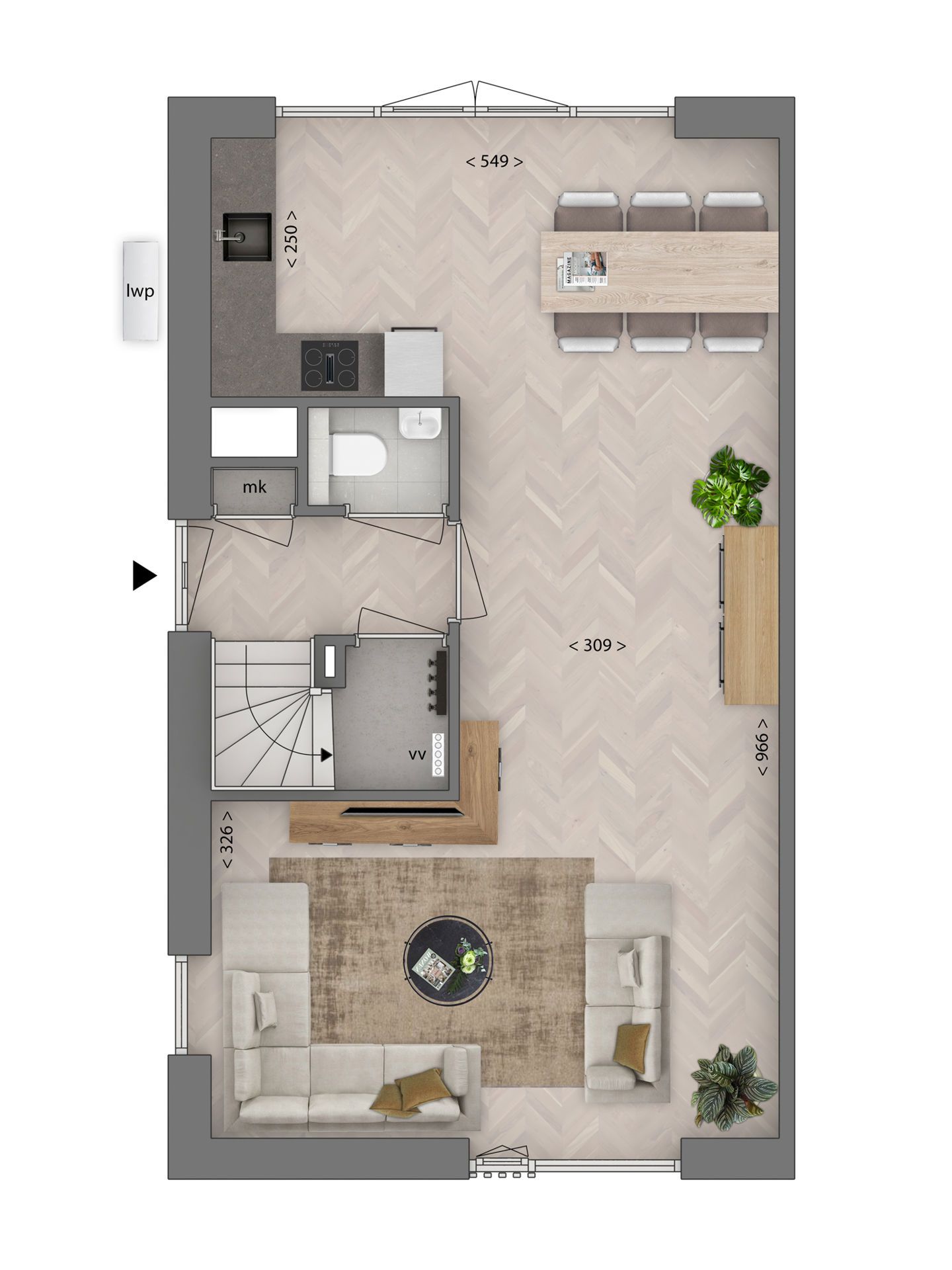 Photo 5 of 2 onder 1 kapwoning | Type D (Bouwnr. 38)