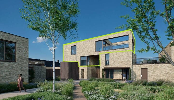 Foto van Het Dreijenhof - bovenpoort woningen Beneden + bovenwoning