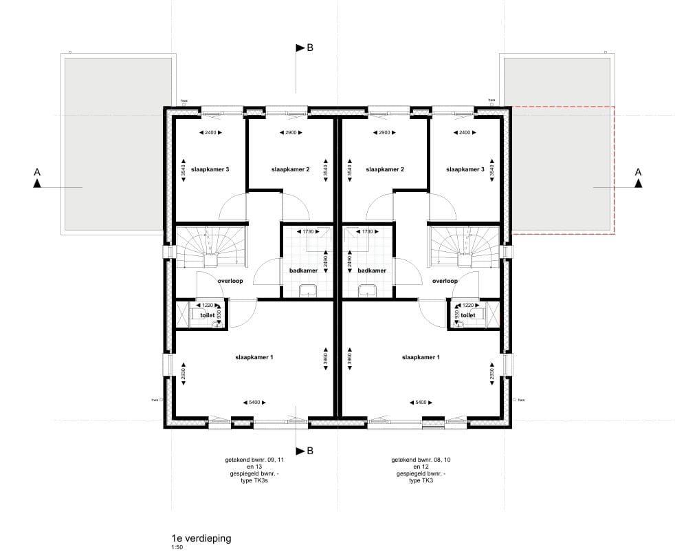 Foto 5 van Het Dreijenveld - twee-onder-een-kapwoning (Bouwnr. 8)