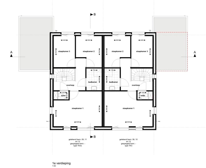 Foto 5 van Het Dreijenveld - twee-onder-een-kapwonin (Bouwnr. 9)
