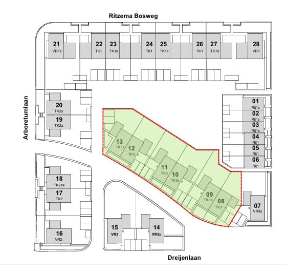 Foto 3 van Het Dreijenveld - twee-onder-een-kapwoning (Bouwnr. 13)