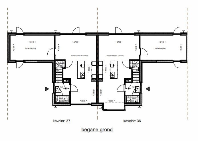 Foto 4 van Het Dreijenzoom - twee-onder-een-kapwoning (Bouwnr. 37)