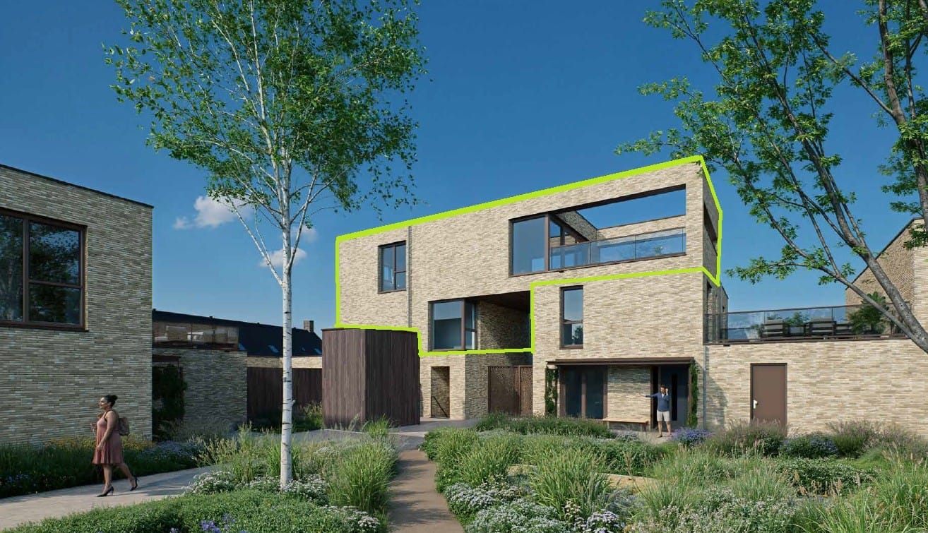 Foto 1 van Het Dreijenhof - bovenpoort woningen (Bouwnr. 66)