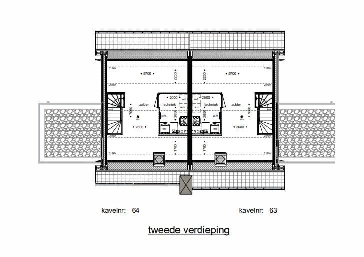 Foto 6 van Het Dreijenzoom - twee-onder-een-kapwoning (Bouwnr. 63)