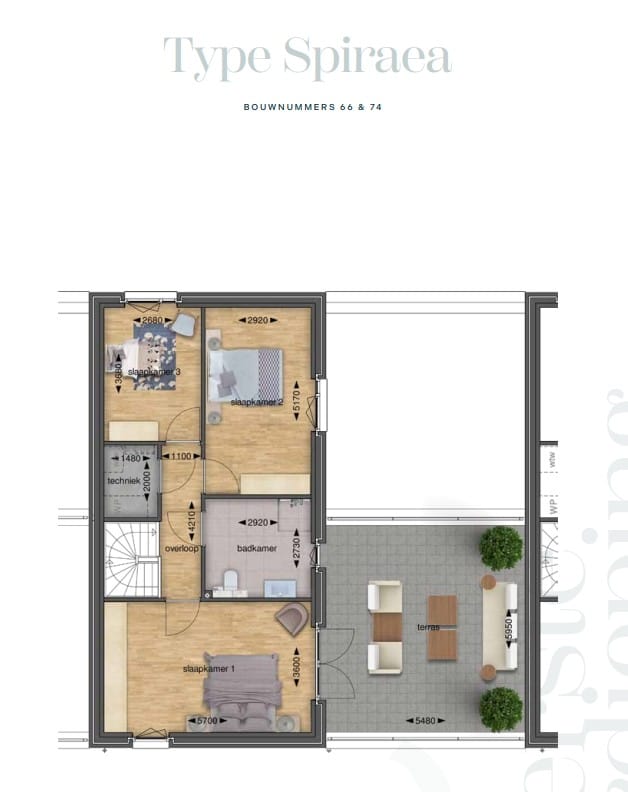 Foto 9 van Het Dreijenhof - bovenpoort woningen (Bouwnr. 74)