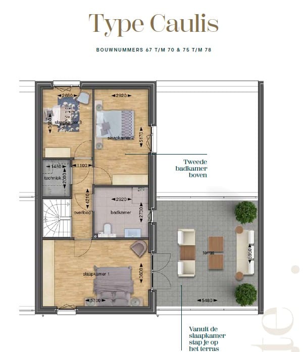 Foto 17 van De Dreijenhof - basis en hoek (Bouwnr. 77)