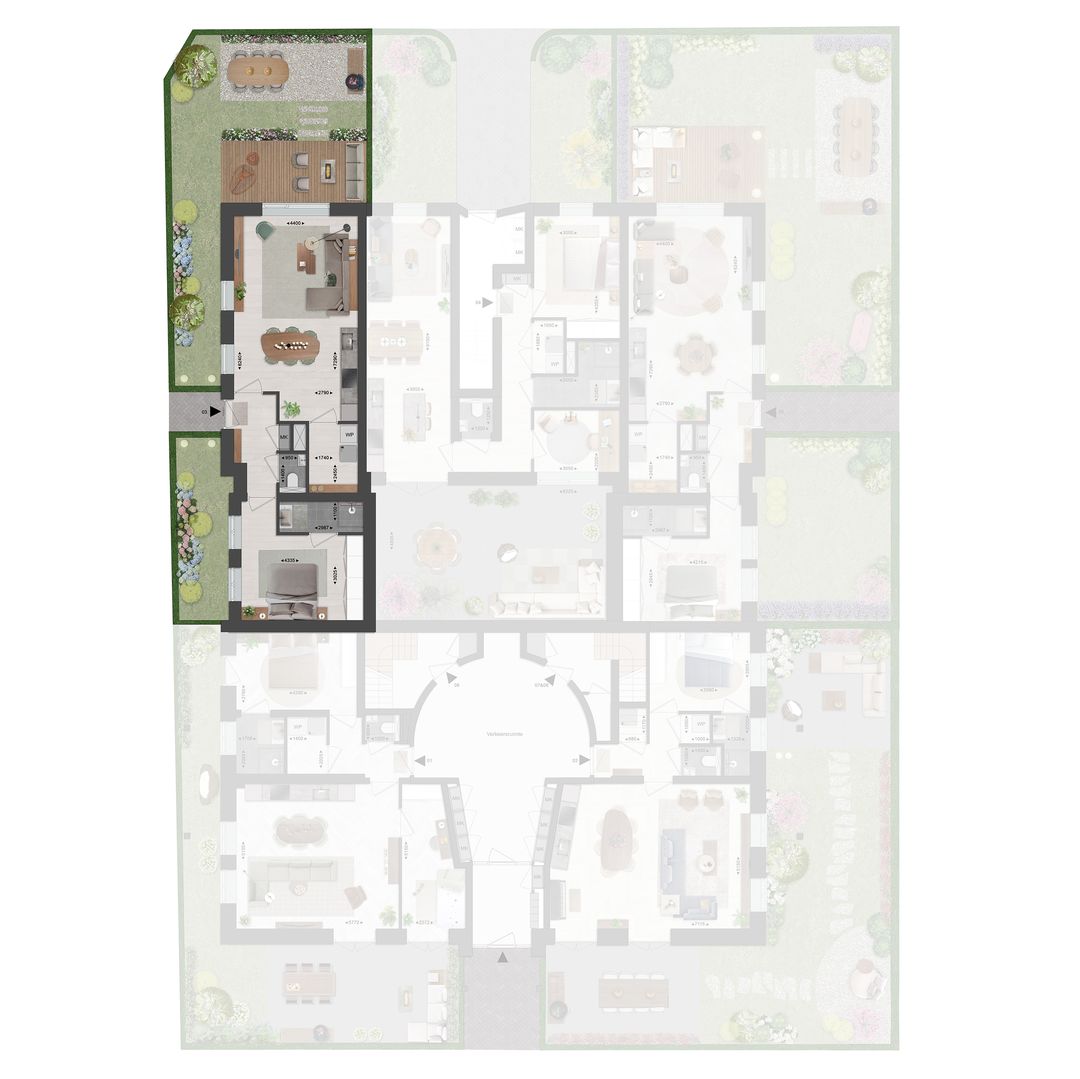 Foto 7 van 3 | 2 kmr app | Stadshoeve Lievendaal (Bouwnr. 3)