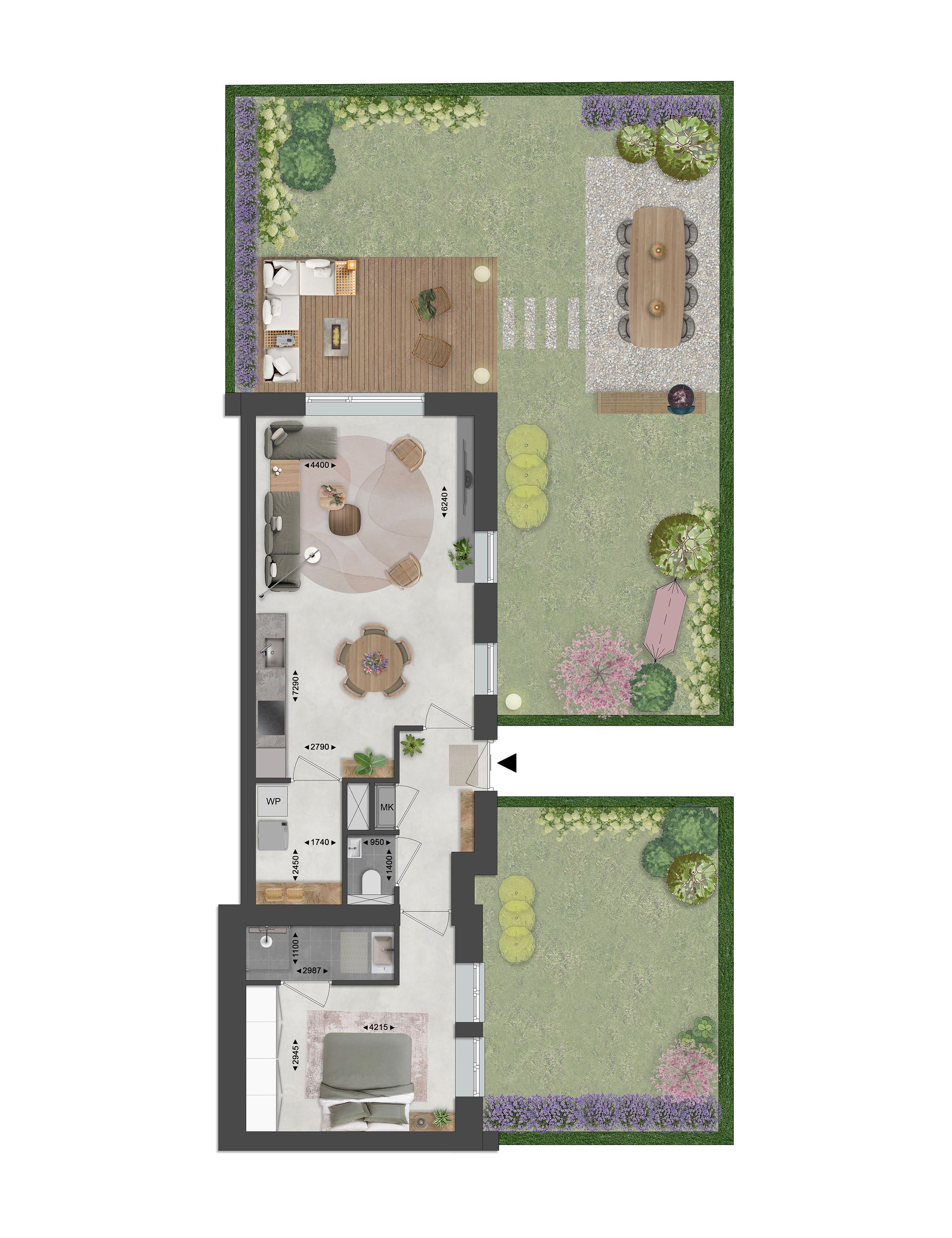 Foto 6 van 5 | 2 kmr app | Stadshoeve Lievendaal (Bouwnr. 5)