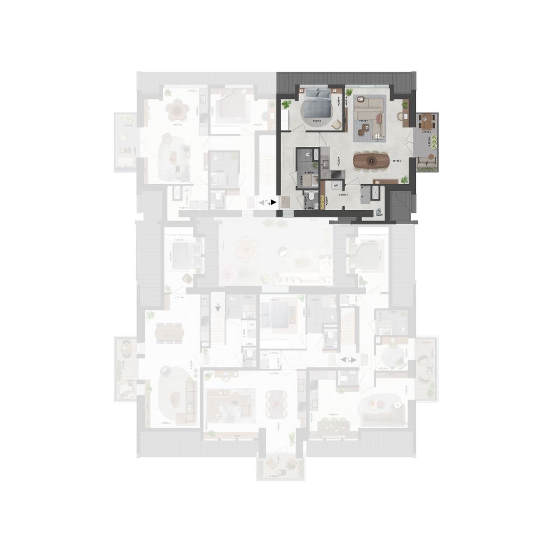 Foto 7 van 10 | 2 kmr app | Stadshoeve Lievendaal (Bouwnr. 10)