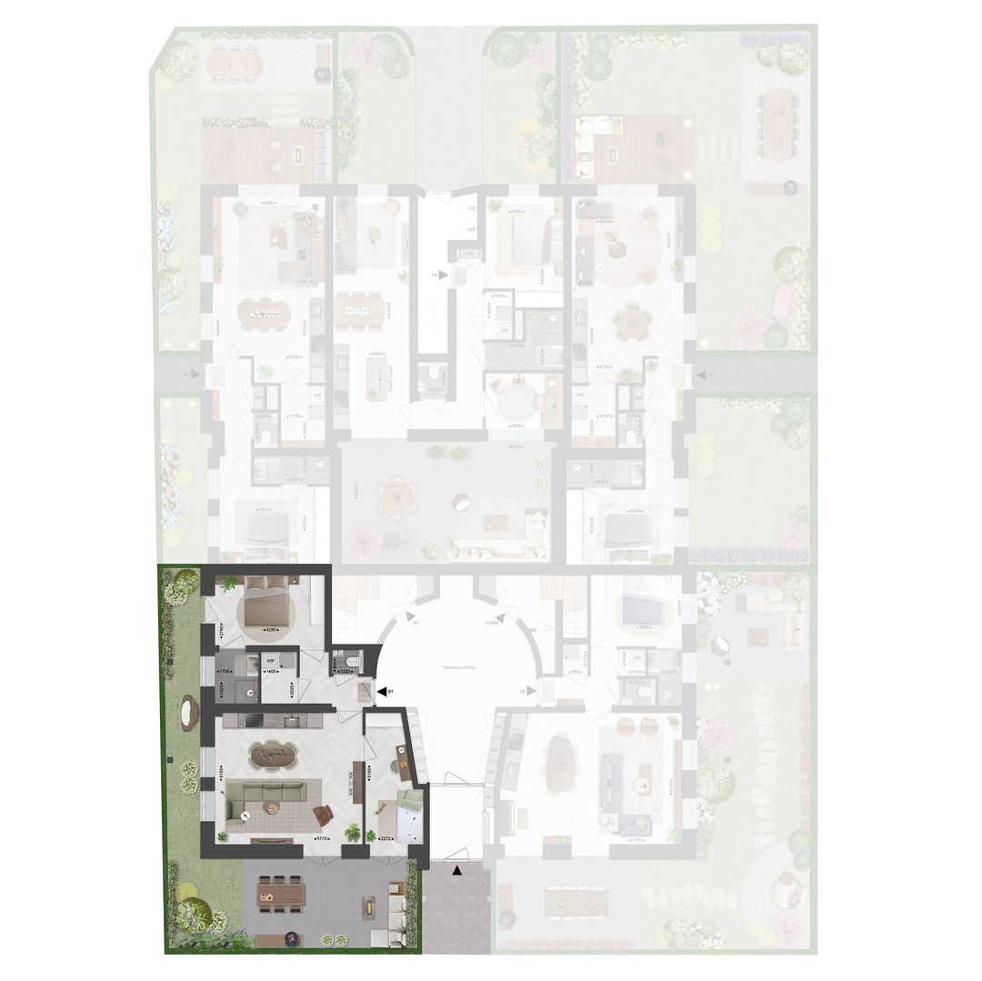 Foto 7 van 1 | 3 kmr app | Stadshoeve Lievendaal (Bouwnr. 1)