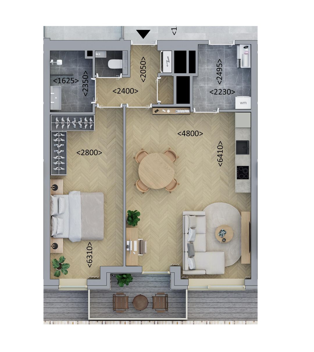 Photo 1 of Tussenappartement (Bouwnr. C1.5)