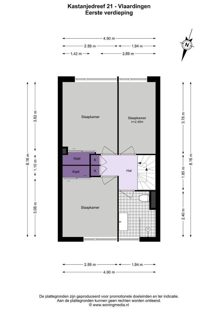 Modern 5-Room Terraced House in Drevenbuurt on Own Land — 56