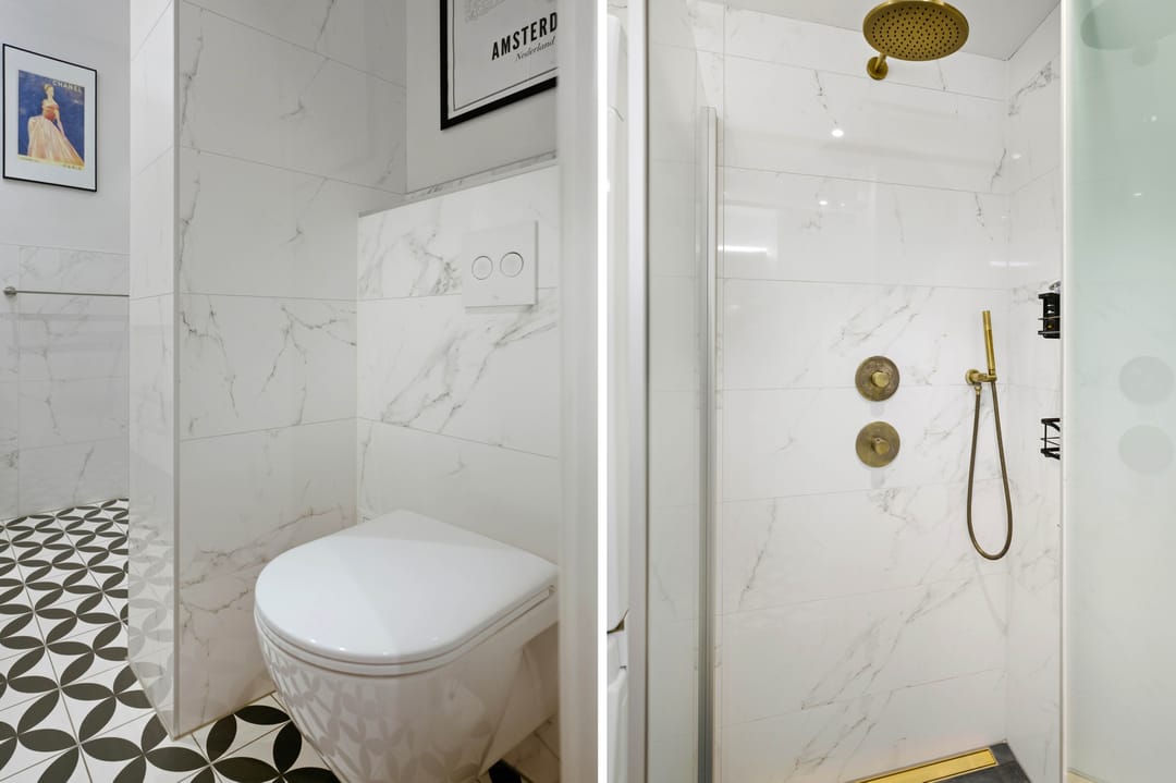 Modern renovated apartment with balcony in Amsterdam West — 46