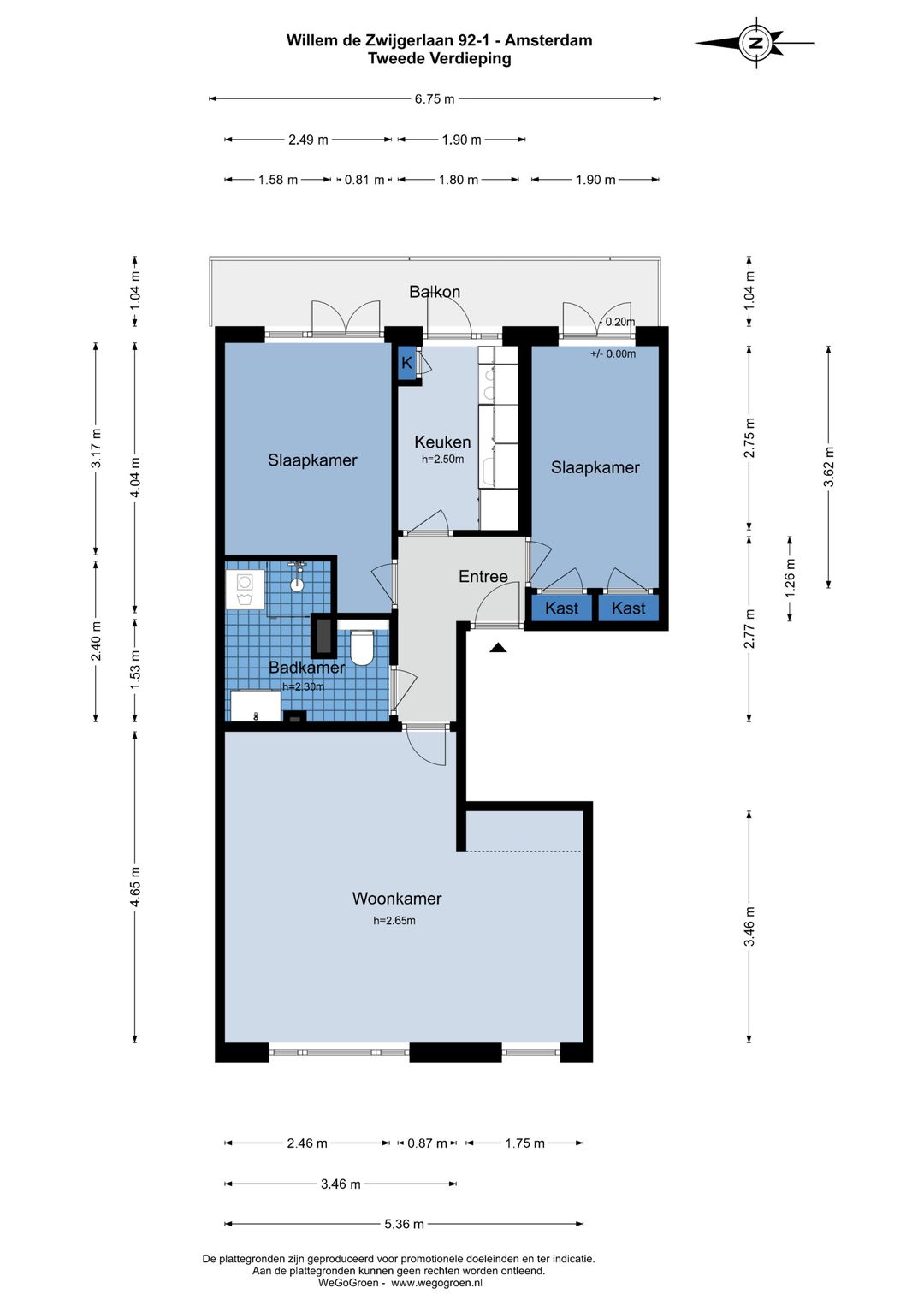 Modern renovated apartment with balcony in Amsterdam West — 100