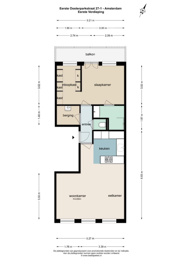 Foto 35 van Eerste Oosterparkstraat 27-1