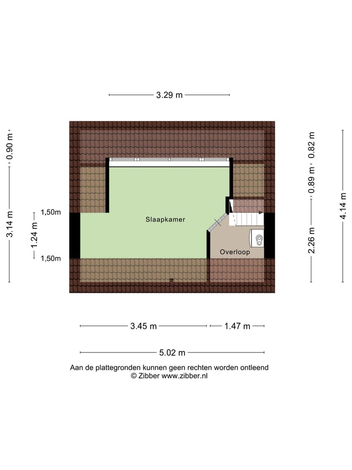 Spacious 6-room upper apartment with conversion permit in Utrecht Zuilen — 94