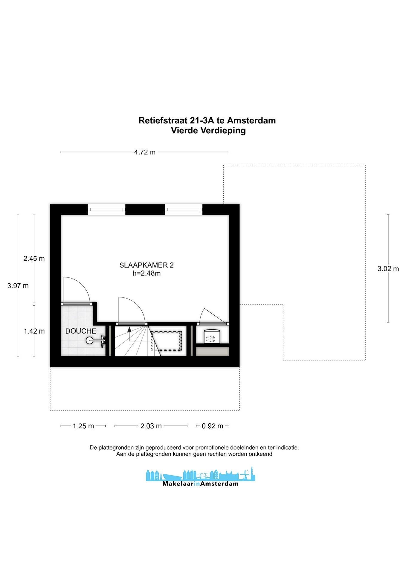 Renovated Apartment with Two Bathrooms and Sunny Balcony in Amsterdam Oost — 67