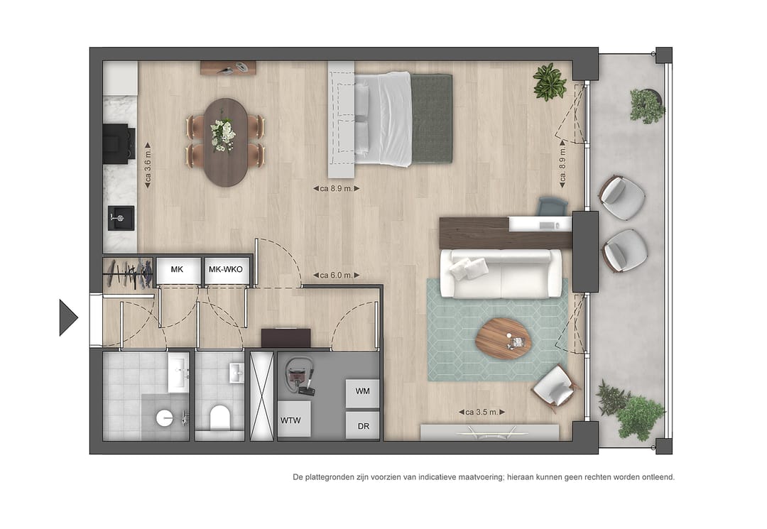 Foto 7 van Type B1 (Bouwnr. 110)