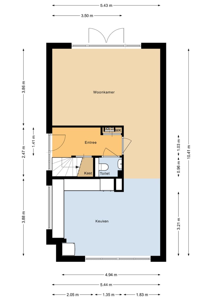 Stylish semi-detached house with garage located at the waterfront in Heerhugowaard — 102