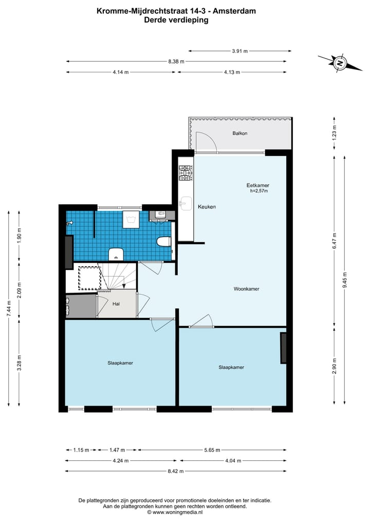 Foto 25 van Kromme-Mijdrechtstraat 14-3