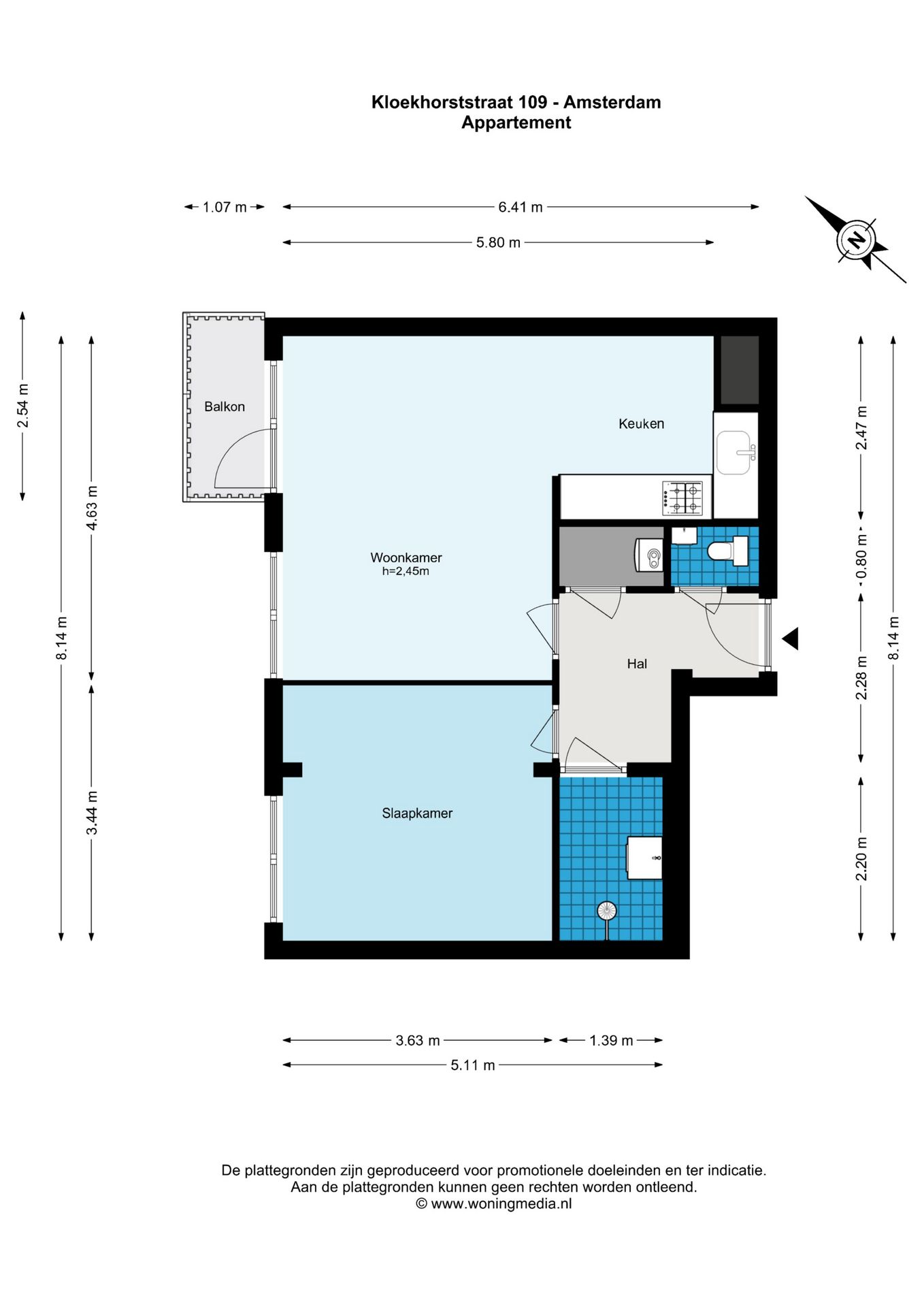 Foto 20 van Kloekhorststraat 109