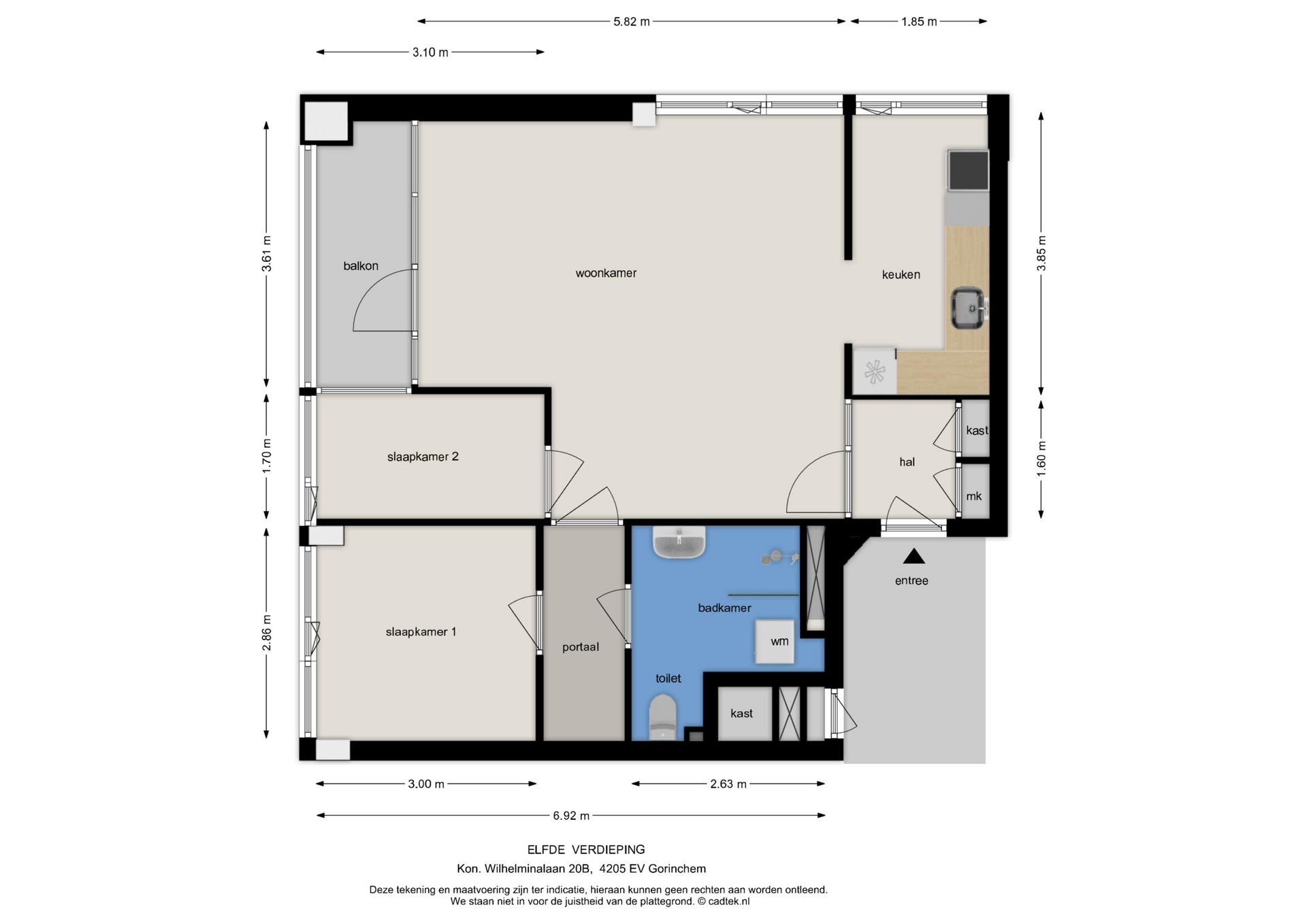 Foto 12 van Koningin Wilhelminalaan 20-B