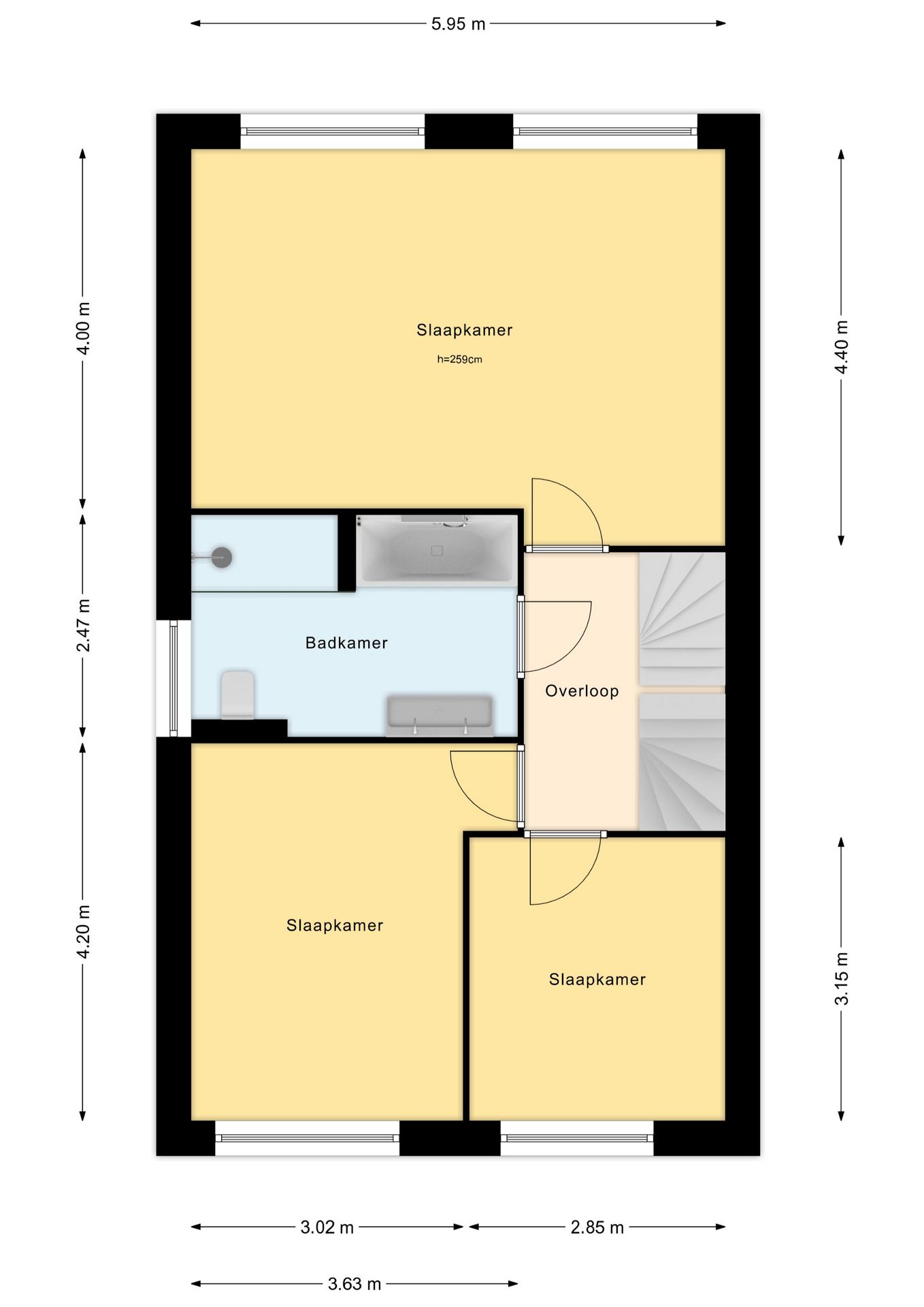 Spacious semi-detached home with garage in quiet Zevenhoven — 77