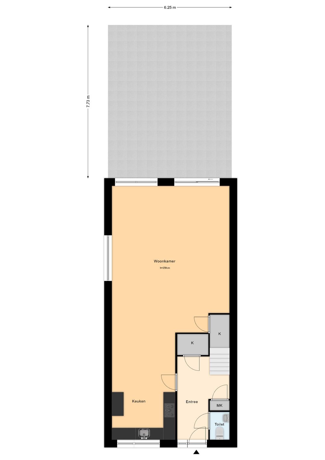 Spacious semi-detached home with garage in quiet Zevenhoven — 83