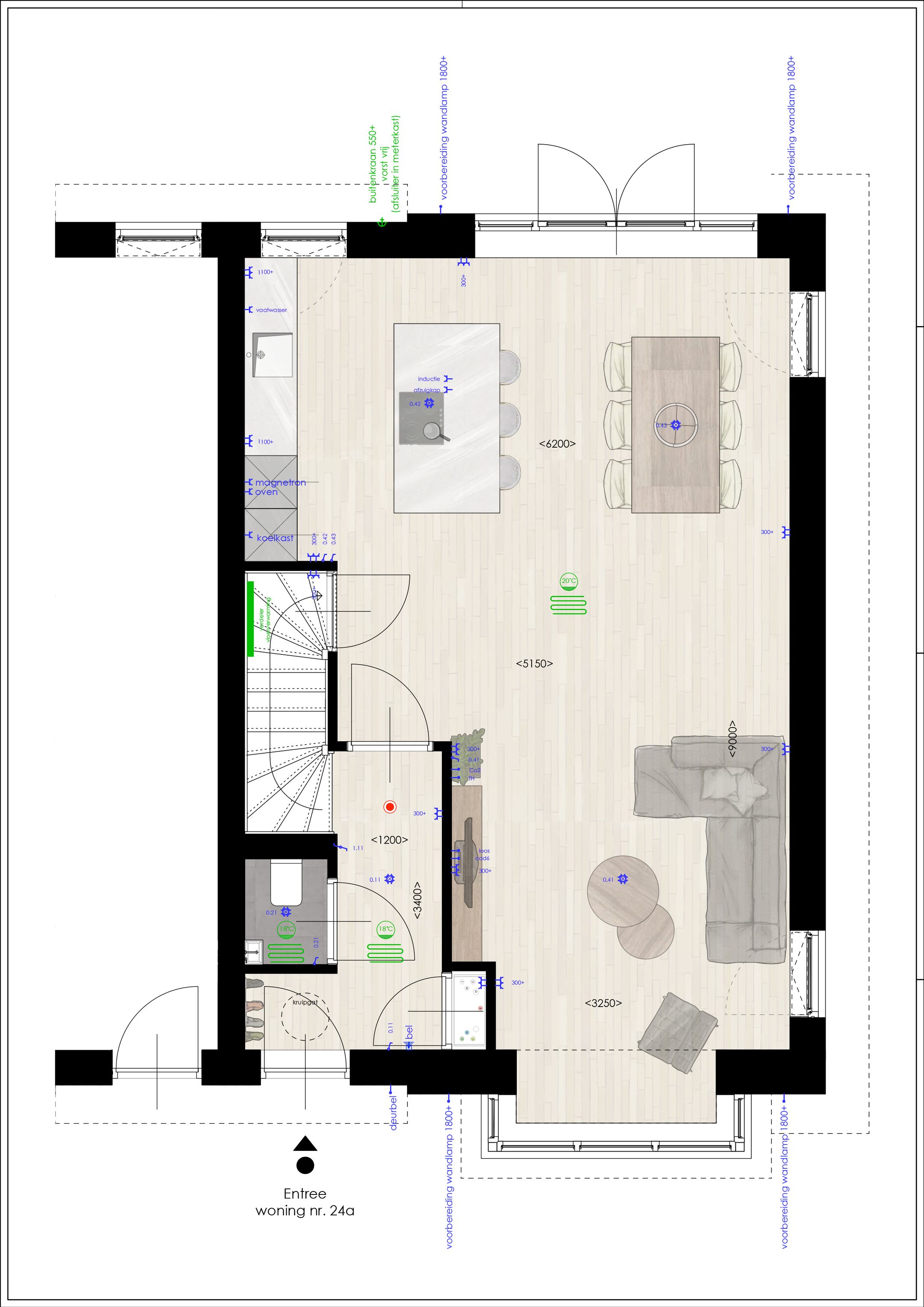 Foto 3 van 1e Poellaan 24A (Bouwnr. 1)