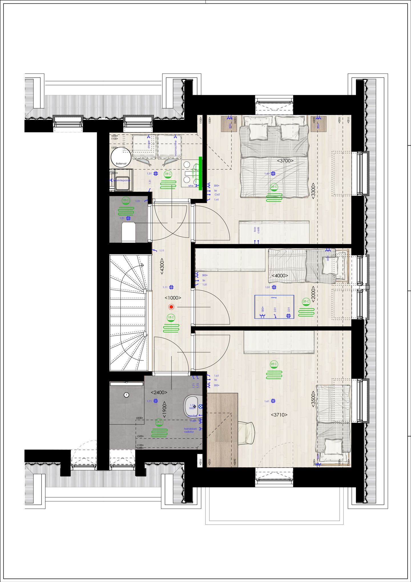 Foto 4 van 1e Poellaan 24A (Bouwnr. 1)