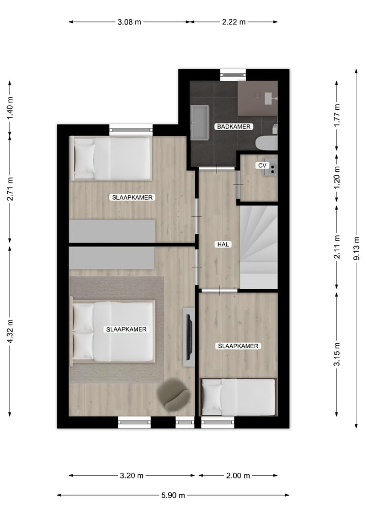 Foto 25 van Schubertstraat 12