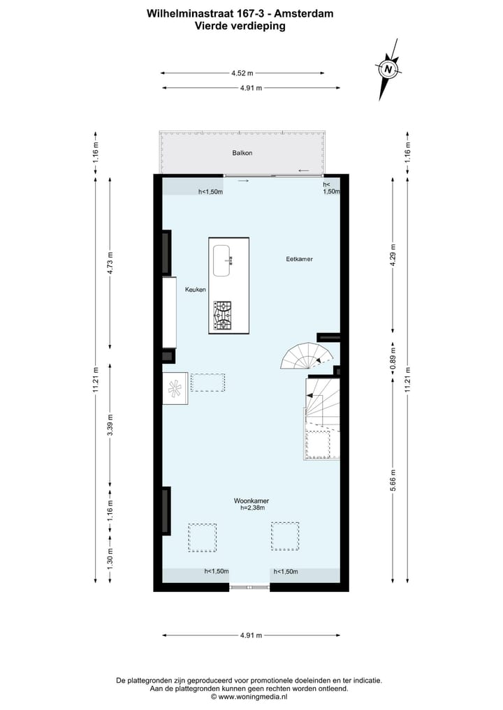 Foto 45 van Wilhelminastraat 167-3