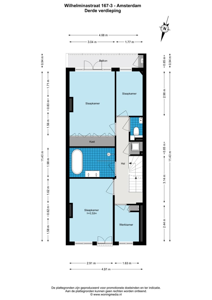 Foto 44 van Wilhelminastraat 167-3