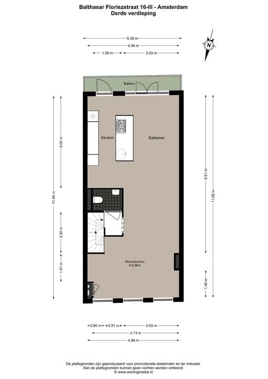 Photo 22 of Balthasar Floriszstraat 16-3