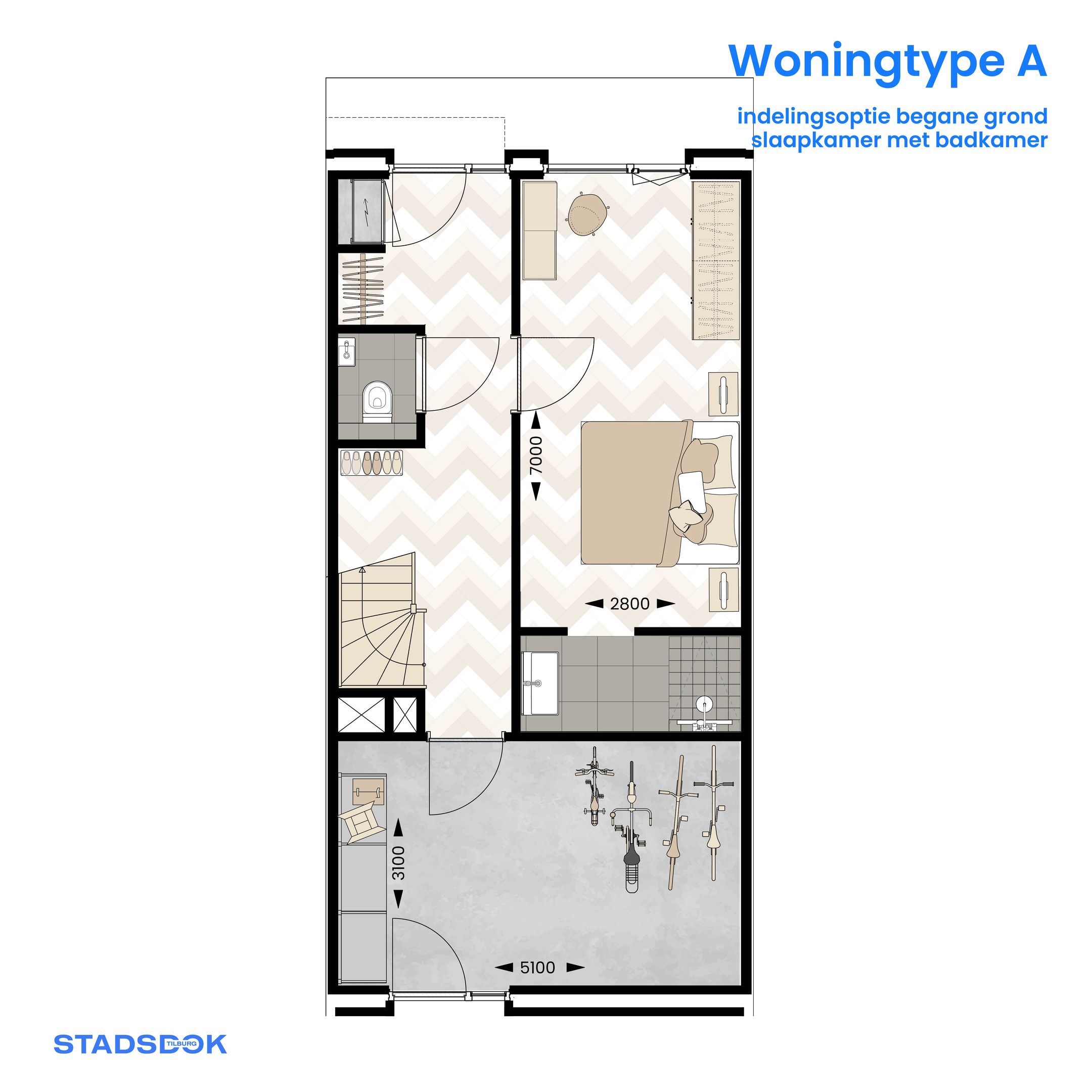 Foto 12 van Stadsdok Tilburg (Galjoenstraat) (Bouwnr. 16)