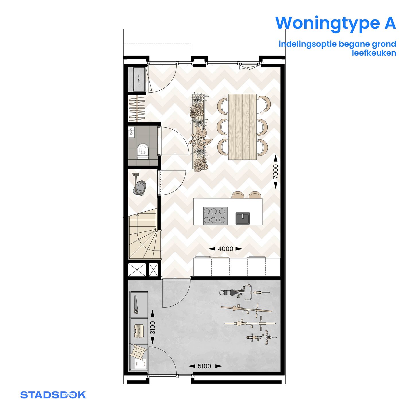 Foto 10 van Stadsdok Tilburg (Galjoenstraat) (Bouwnr. 17)