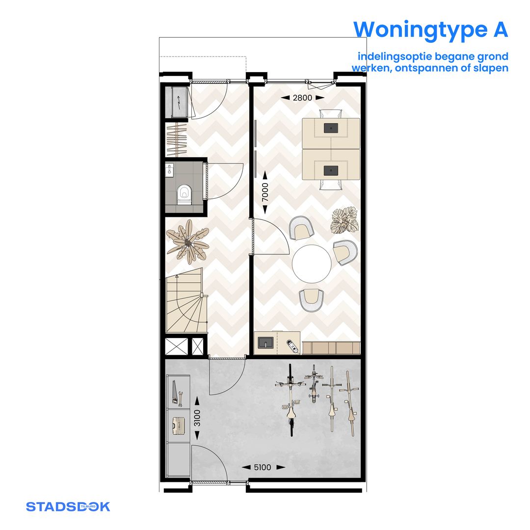 Foto 11 van Stadsdok Tilburg (Galjoenstraat) (Bouwnr. 23)
