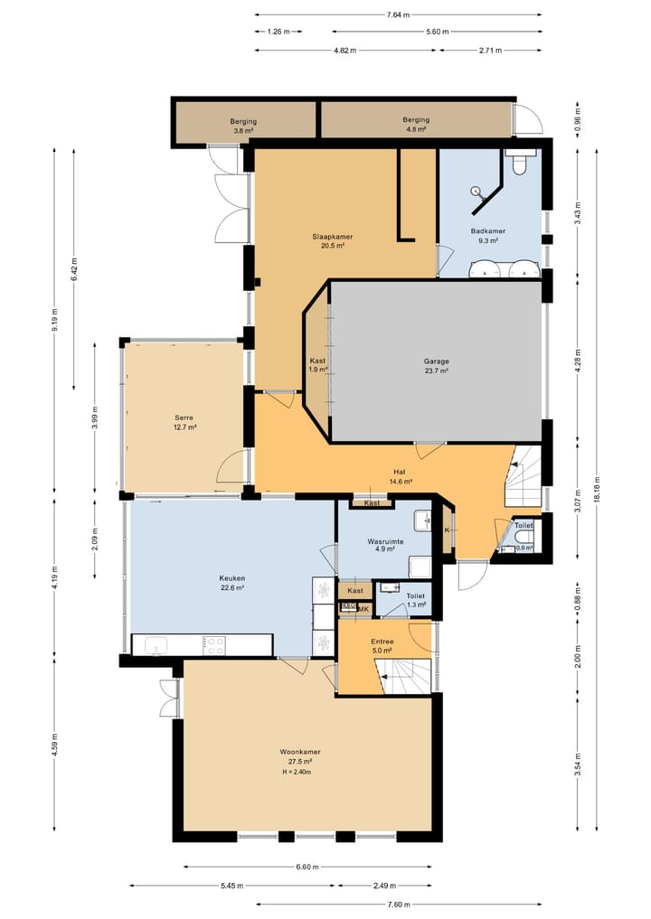 Spacious Detached Home with Double Living Potential in Staphorst-Zuid — 132