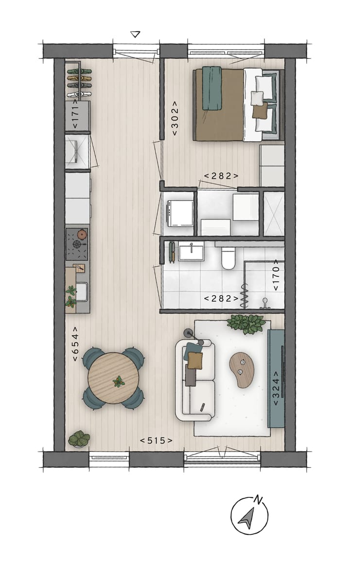 Foto 3 van Woningtype A (Bouwnr. A37 (1e))