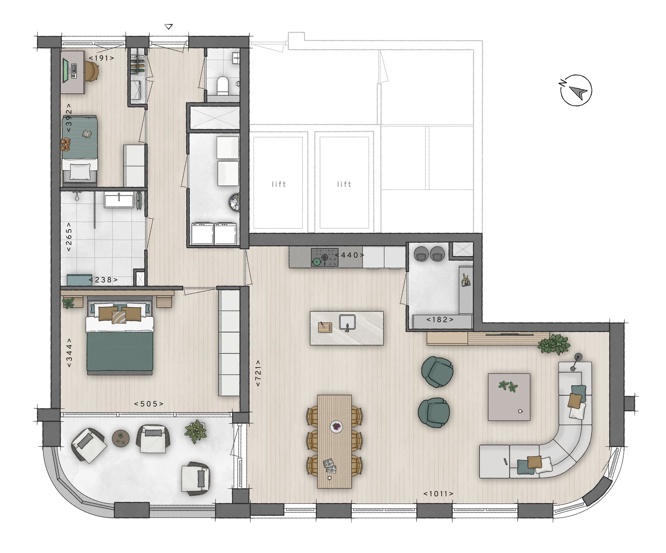 Foto 3 van Woningtype F (Bouwnr. A02 (BG))